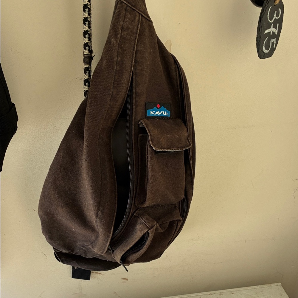KAVU Dark Brown Belt Bag